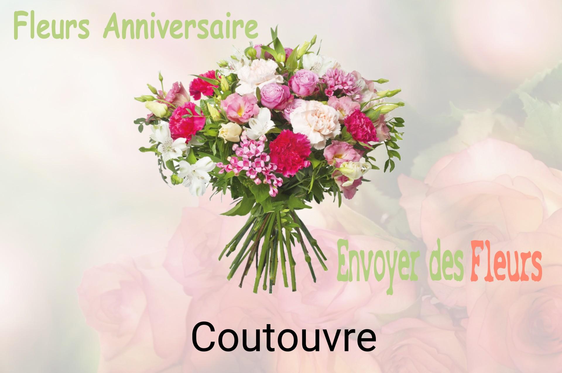 Bouquet de fleurs d’anniversaire livré à Coutouvre